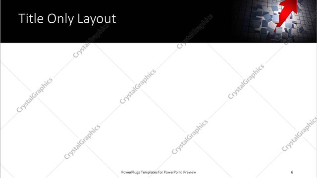 Title Only presentation slide layout