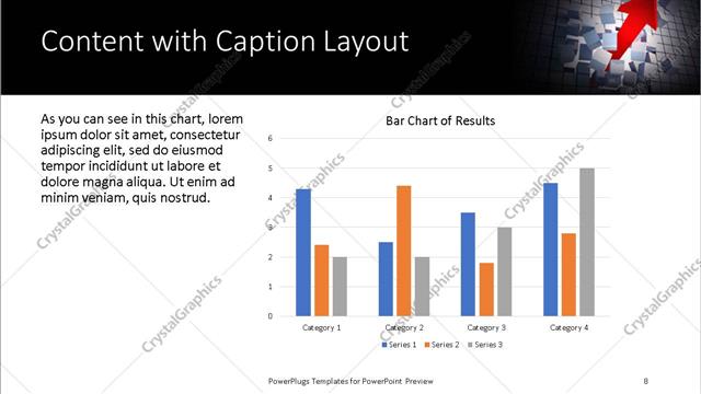 Content with Caption presentation slide layout
