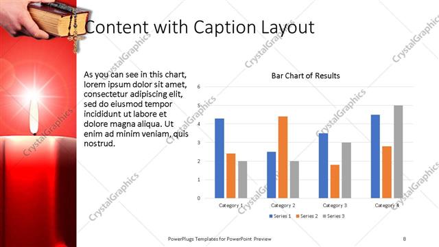 Content with Caption presentation slide layout