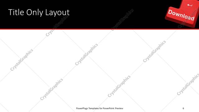 Title Only presentation slide layout