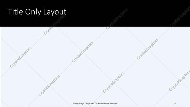 Title Only presentation slide layout