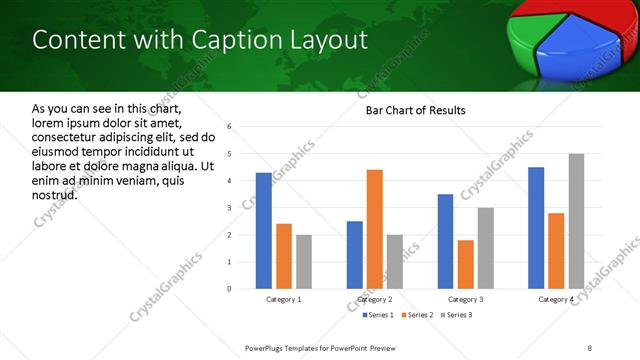 Content with Caption presentation slide layout