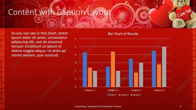 Content with Caption presentation slide layout