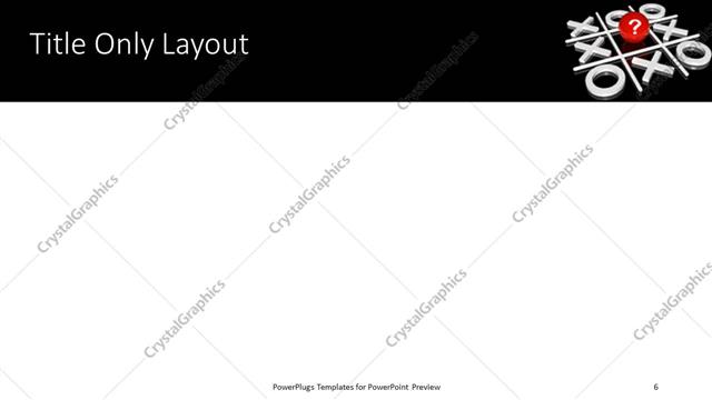 Title Only presentation slide layout