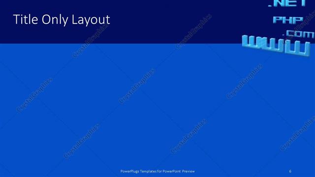 Title Only presentation slide layout