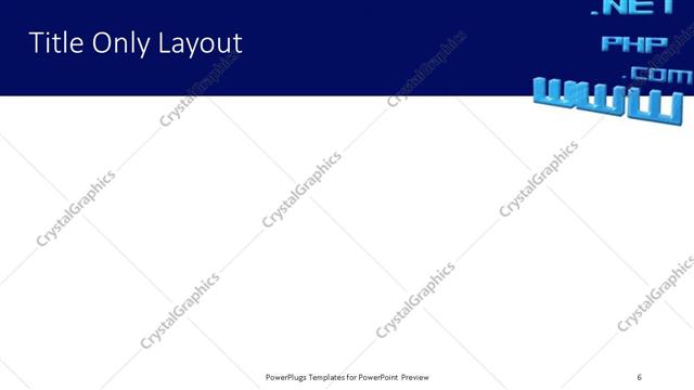 Title Only presentation slide layout