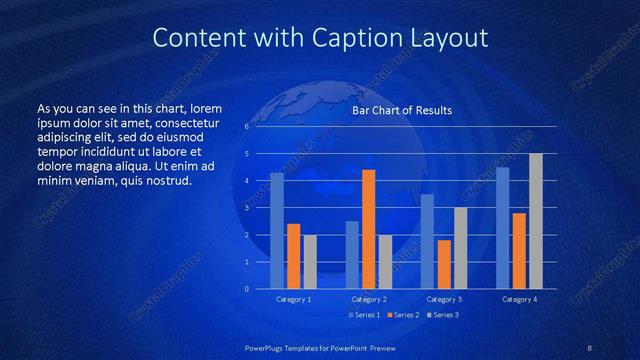 Content with Caption presentation slide layout