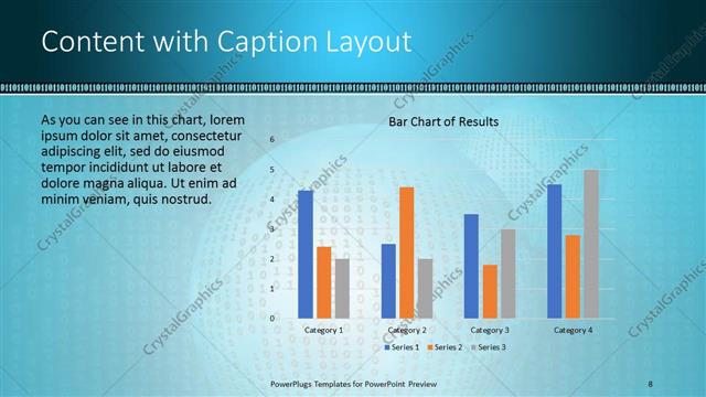 Content with Caption presentation slide layout