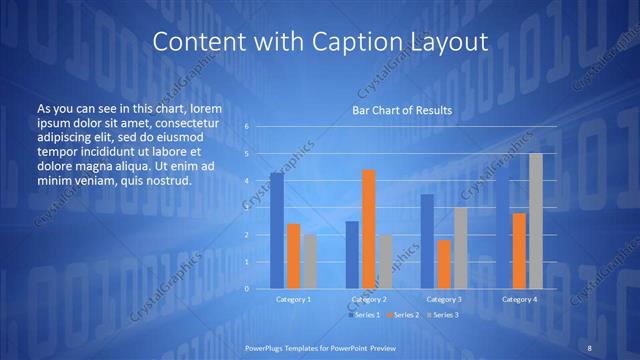 Content with Caption presentation slide layout