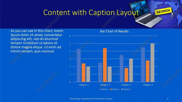 Content with Caption presentation slide layout