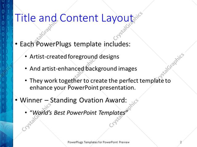PowerPoint Template - Print Slide