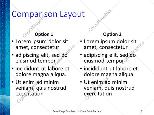PowerPoint Template - Print Slide