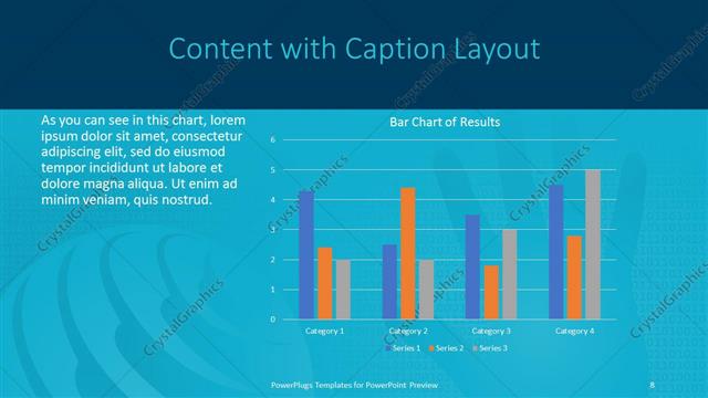 Content with Caption presentation slide layout