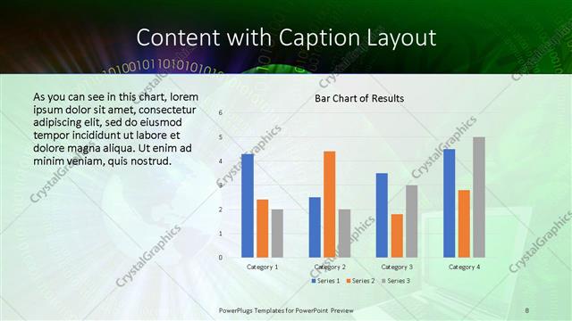 Content with Caption presentation slide layout