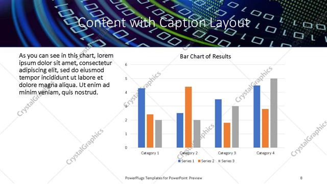 Content with Caption presentation slide layout