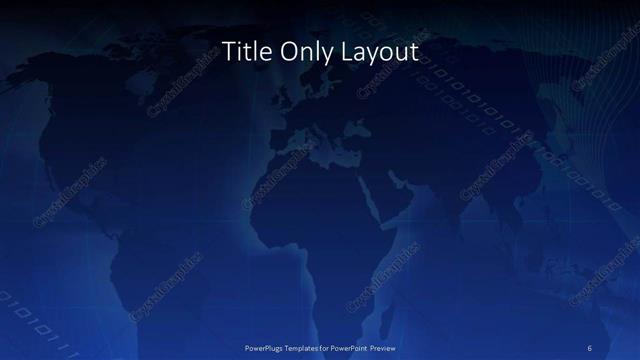 Title Only presentation slide layout