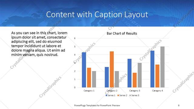 Content with Caption presentation slide layout