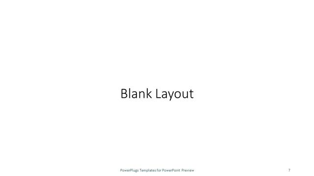 Blank presentation slide layout