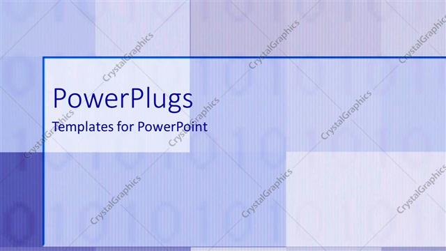  Presentation with abstract numbers - Binary numbers and checker pattern in background with shades of blue