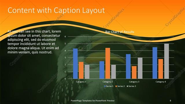 Content with Caption presentation slide layout