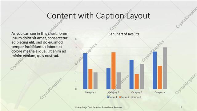 Content with Caption presentation slide layout