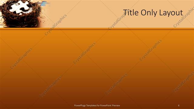 Title Only presentation slide layout
