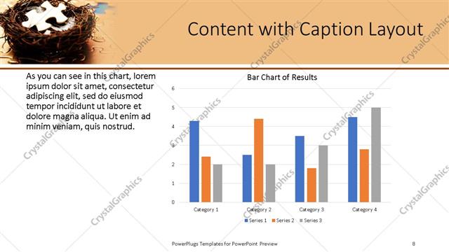 Content with Caption presentation slide layout