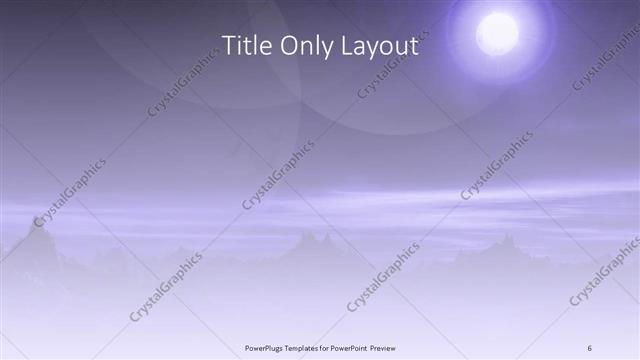 Title Only presentation slide layout