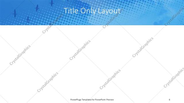 Title Only presentation slide layout