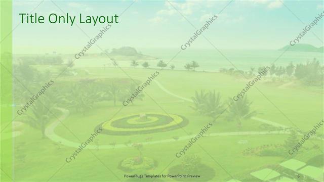 Title Only presentation slide layout