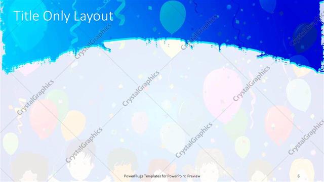 Title Only presentation slide layout