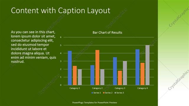 Content with Caption presentation slide layout