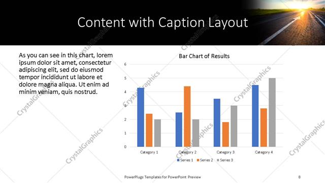 Content with Caption presentation slide layout