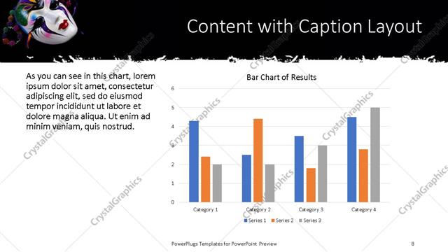 Content with Caption presentation slide layout