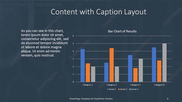 Content with Caption presentation slide layout