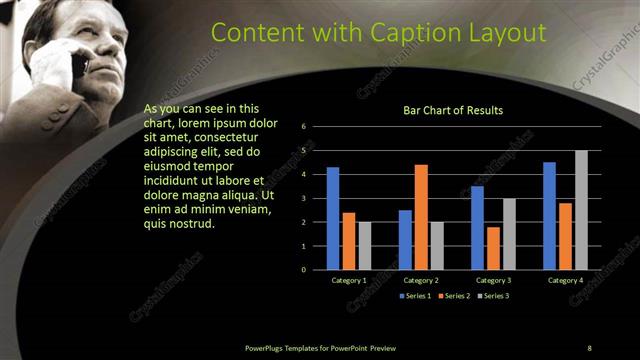 Content with Caption presentation slide layout