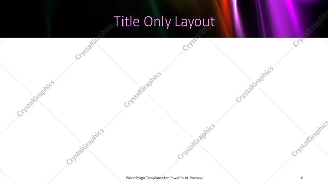 Title Only presentation slide layout