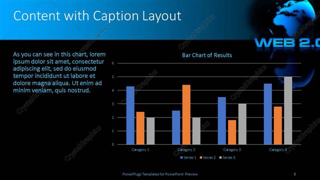 Content with Caption presentation slide layout