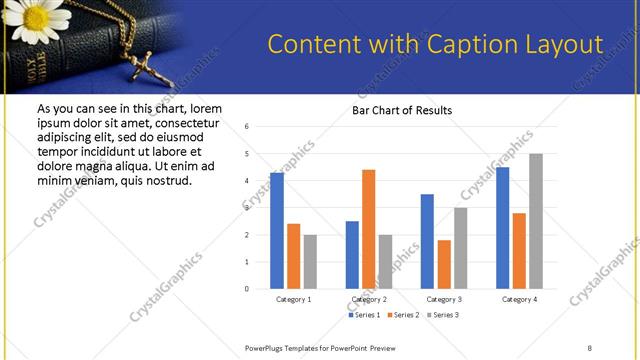 Content with Caption presentation slide layout