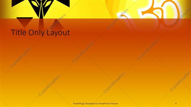 Title Only presentation slide layout