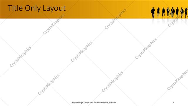 Title Only presentation slide layout