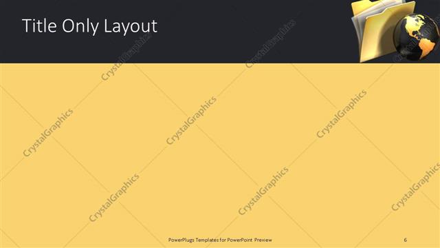 Title Only presentation slide layout