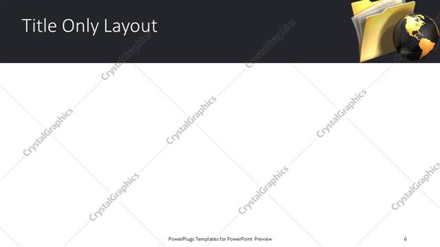 Title Only presentation slide layout