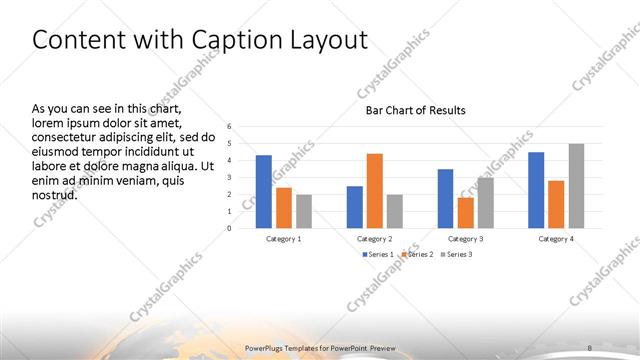 Content with Caption presentation slide layout