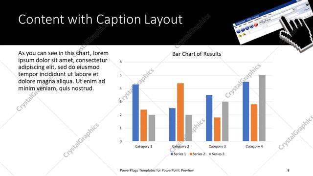 Content with Caption presentation slide layout