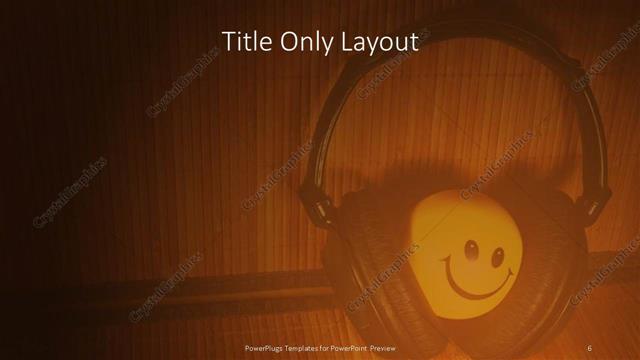 Title Only presentation slide layout