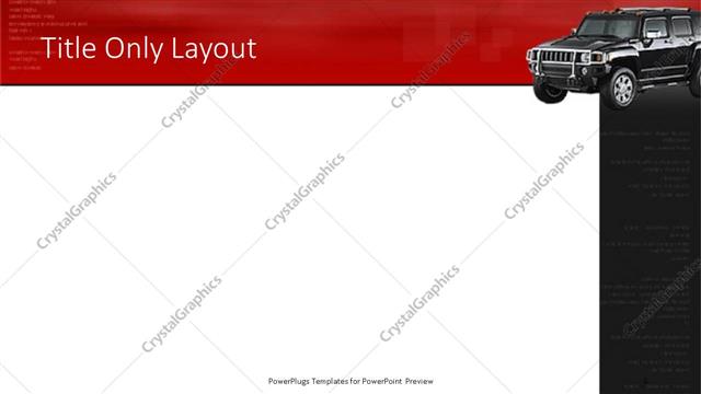 Title Only presentation slide layout