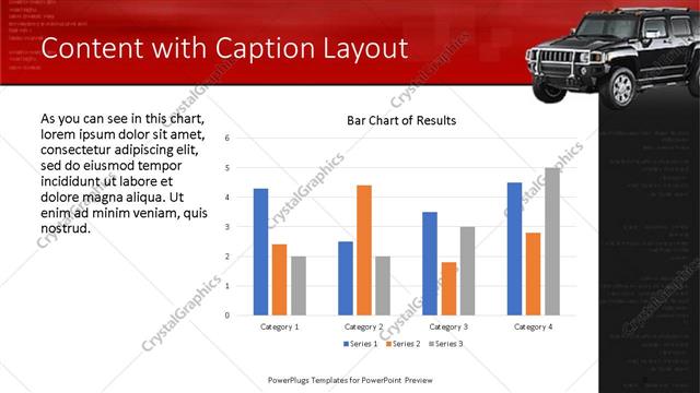 Content with Caption presentation slide layout