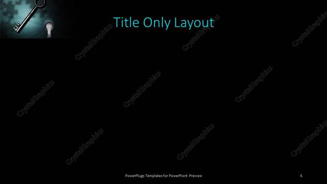 Title Only presentation slide layout