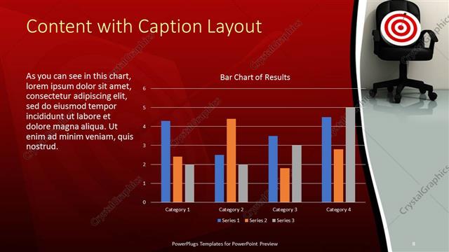 Content with Caption presentation slide layout